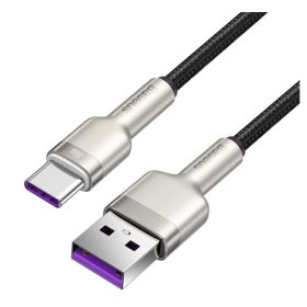   Baseus Cafule USB-C gyorstöltő töltő- és adatkábel, 0,25m, fekete