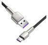 Baseus Cafule USB-C gyorstöltő töltő- és adatkábel, 0,25m, fekete