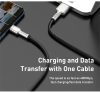 Baseus Cafule USB-C gyorstöltő töltő- és adatkábel, 0,25m, fekete