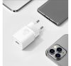 Baseus Super-Si hálózati gyorstöltő adapter USB-C, 20W, fehér