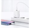 Baseus Super-Si hálózati gyorstöltő adapter USB-C, 20W, fehér