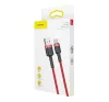 Baseus Cafule USB-C gyorstöltő töltő- és adatkábel, 1m, piros