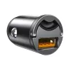 Baseus Tiny Star autós szivargyújtó gyorstöltő USB, 30W, szürke