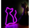 Forever Neon LED világítás, rózsaszín macska