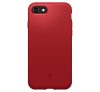 Spigen Silicone Fit Apple iPhone SE 2022/2020/8/7 Red tok, piros