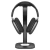 Spigen Nanotac Apple Airpods Max Stand MagFit, Magsafe asztali töltőpad és Apple AirPods Max tartó állvány, fekete