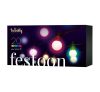 Twinkly Festoon okos kül, és beltéri led gömb, fesztiválfény 20 LED RGB, 10m