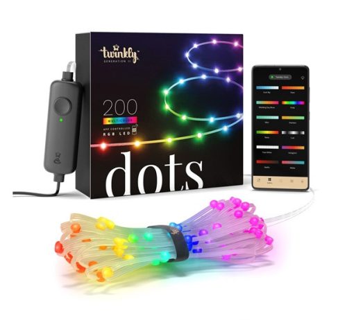 Twinkly Dots okos beltéri LED szalag 200 LED RGB, 10m
