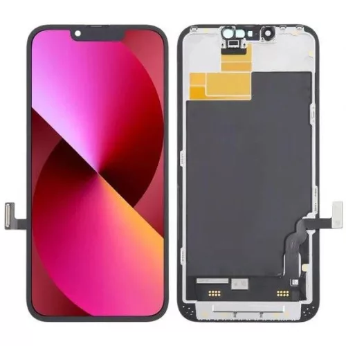Apple iPhone 13 mini kompatibilis LCD (OLED) kijelző érintőpanellel, OEM jellegű, fekete, Grade R+