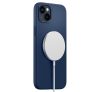 Spigen Silicone Fit Mag Apple iPhone 14 Navy Blue MagSafe tok, kék