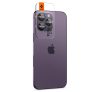 Spigen "Glas.tR SLIM EZ Fit Optik Pro" Apple iPhone 14 Pro Max Tempered kameravédő fólia, fekete (2db)