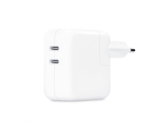 Apple hálózati töltő adapter, 2XType-C, 35W, fehér