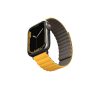Uniq Revix mágneses szilikon szíj Apple Watch 42/44/45/49mm, mustár/khaki