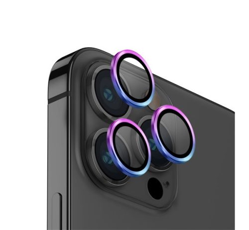 Uniq Optix Apple iPhone 14 Pro/14 Pro Max tempered glass kamera védő üvegfólia, irizáló
