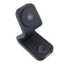 Vezeték nélküli 3in1 B16 MagSafe wireless töltő, fekete, 15W