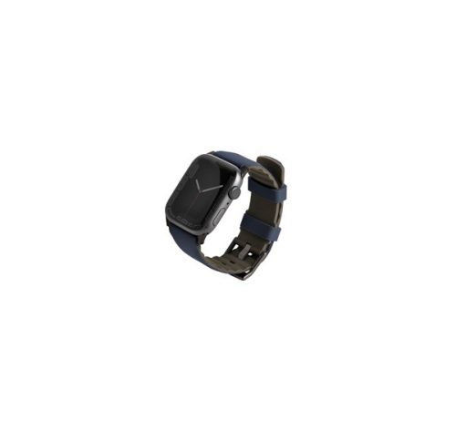 Uniq Linus Airosoft Apple Watch 42/44/45/49mm szilikon szíj, kék