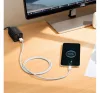 Baseus Dynamic USB / USB-C gyorstöltő töltő- és adatkábel, 100W, 1m, fehér