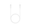Samsung EP-DA705BW USB-C / USB-C töltő- és adatkábel, 1m, 3A, fehér