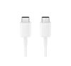 Samsung EP-DA705BW USB-C / USB-C töltő- és adatkábel, 1m, 3A, fehér