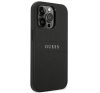 Guess PU Saffiano Apple iPhone 14 Pro bőr hátlap tok, fekete