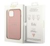 Guess PU Saffiano Apple iPhone 14 Plus bőr hátlap tok, rózsaszín