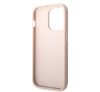 Guess PU 4G Metal Logo Apple iPhone 14 Pro Max hátlap tok, rózsaszín