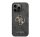 Guess PU 4G Metal Logo Apple iPhone 14 Pro Max hátlap tok, szürke