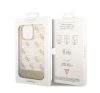 Guess Peony Glitter Script Logo Apple iPhone 14 Pro Max hátlap tok, arany