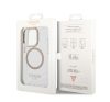 Guess Transparent MagSafe Apple iPhone 14 Pro hátlap tok, arany