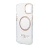 Guess Transparent MagSafe Apple iPhone 14 Plus hátlap tok, arany