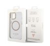 Guess Transparent MagSafe Apple iPhone 14 Plus hátlap tok, arany
