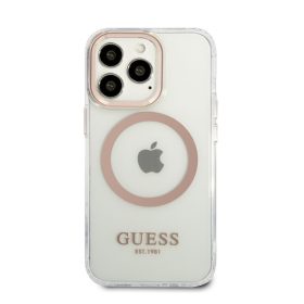   Guess Transparent MagSafe Apple iPhone 13 Pro Max hátlap tok, arany