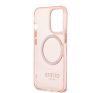 Guess Translucent MagSafe Apple iPhone 13 Pro Max hátlap tok, rózsaszín