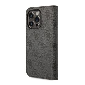   Guess 4G Metal Camera Outline Apple iPhone 14 Pro Max flip tok, fekete