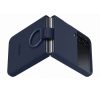 Samsung Galaxy Z Flip4 Silicone Cover with Ring, gyári szilikon tok gyűrűvel, tengerész kék, EF-PF721TN