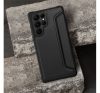 Razor book Samsung Galaxy A12 flip tok, fekete