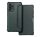 Razor book Samsung Galaxy A52 flip tok, sötétzöld