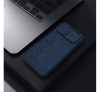 Nillkin Qin Pro Apple iPhone 14 Plus bőr flip tok, kék