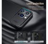Nillkin Qin Pro Cloth Apple iPhone 14 Pro bőr  flip tok, fekete