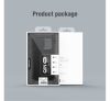Nillkin Qin Pro Cloth Apple iPhone 14 Pro Max bőr  flip tok, fekete