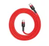 Baseus Cafule USB-C / USB-C töltő- és adatkábel, 60W, 1m, piros