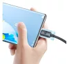 Baseus Crystal Shine USB / USB-C töltő- és adatkábel, 100W, 2m, Fekete