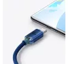 Baseus Crystal Shine USB / USB-C töltő- és adatkábel, 5A, 1,2m, kék