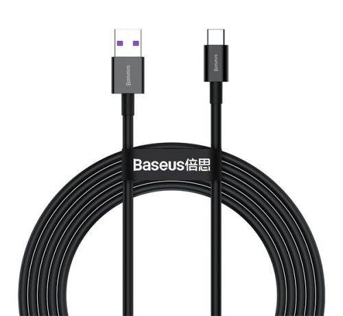 Baseus Superior USB-A - Type-C adatkábel, 66W, 2m, fekete