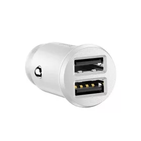   Baseus Grain autós szivargyújtó töltő 2xUSB-A 5V 3.1A, fehér