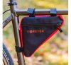 Forever FB-100 biciklis táska vázra, fekete-piros