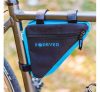 Forever FB-100 biciklis táska vázra, fekete-kék
