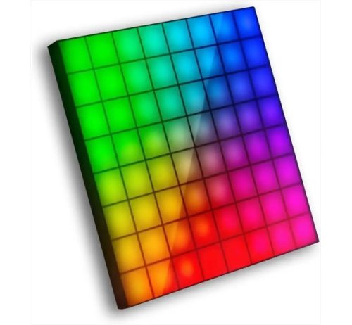 Twinkly Square okos beltéri led panel 8X8 LED RGB, 20x20cm, 6db
