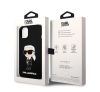 Karl Lagerfeld Liquid Ikonik NFT szilikon hátlap tok Apple iPhone 14, fekete