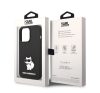 Karl Lagerfeld Liquid Choupette NFT szilikon hátlap tok Apple iPhone 14 Pro Max, fekete